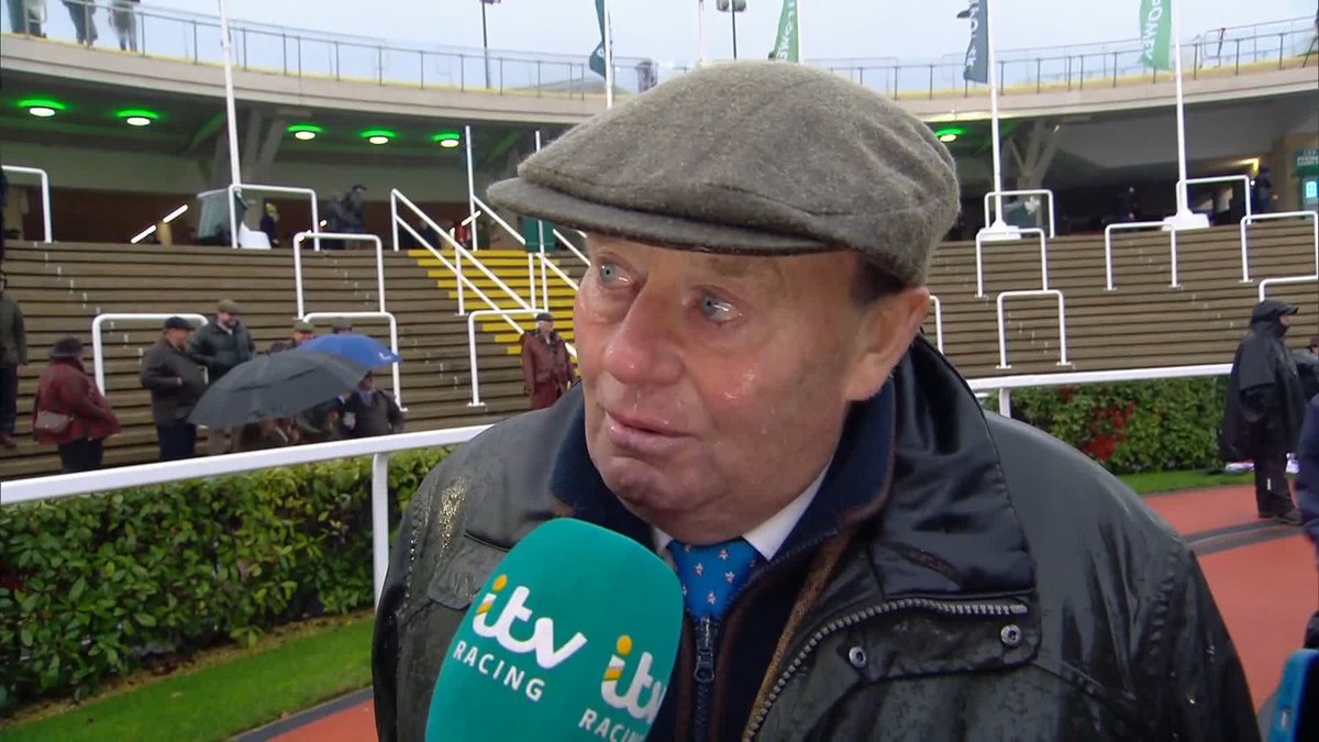 🗣️ "We're a little bit behind." 🗣️ "He didn't get away with it today." Nicky Henderson speaks to Oli Bell about Jonbon's performance in the Shloer Chase #ITVRacing | Nicky Henderson