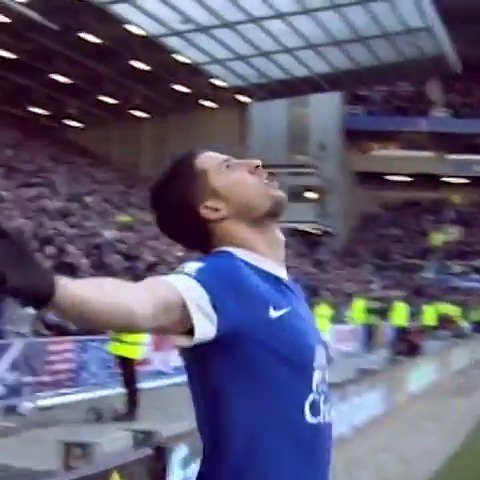 Tim Howard puts it on a plate for Kevin Mirallas