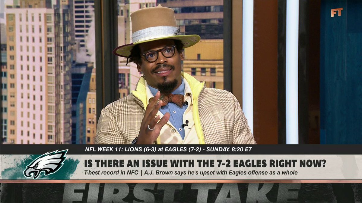 "The Philadelphia Eagles [are] a walking ticking time bomb of dysfunction." Cam Newton shares his thoughts on the Eagles 👀