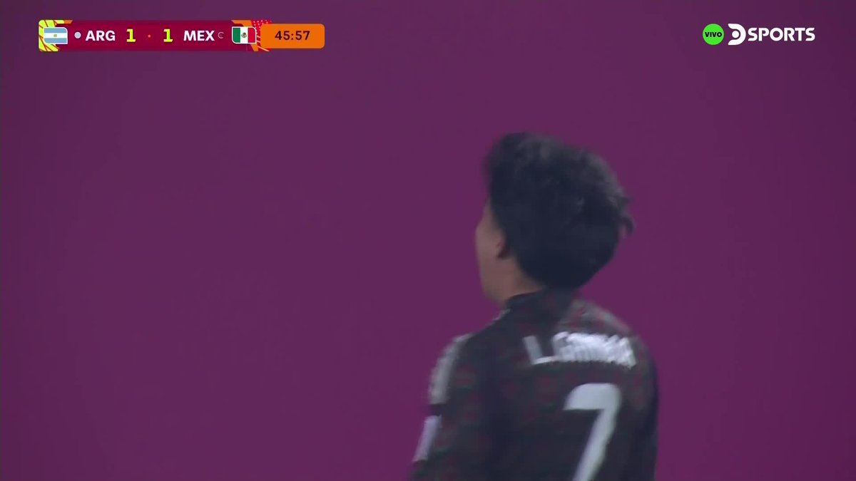 🤯🇲🇽🇦🇷 MÉXICO LE EMPATA A ARGENTINA AL MINUTO DEL INICIO DEL ST.