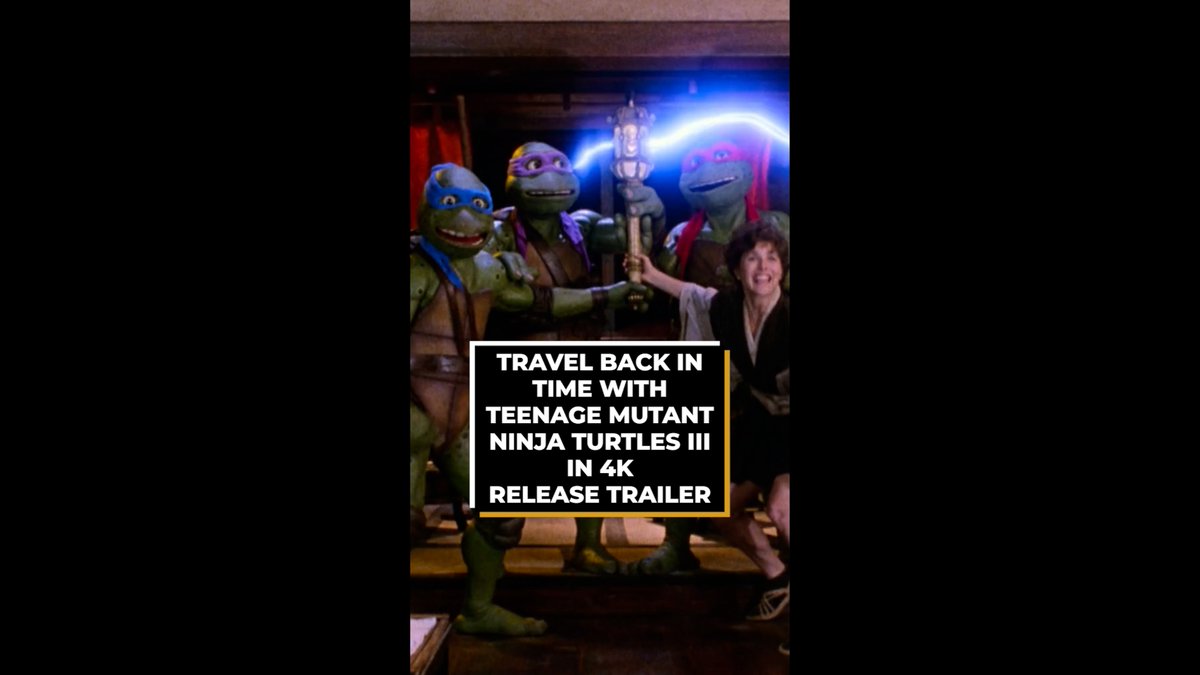 ScreenRant presents a brand-new trailer for the 4K release of Teenage Mutant Ninja Turtles III, as part of an exciting trilogy box set. You can pre-order an Arrow Video exclusive edition now before its release on December 16!