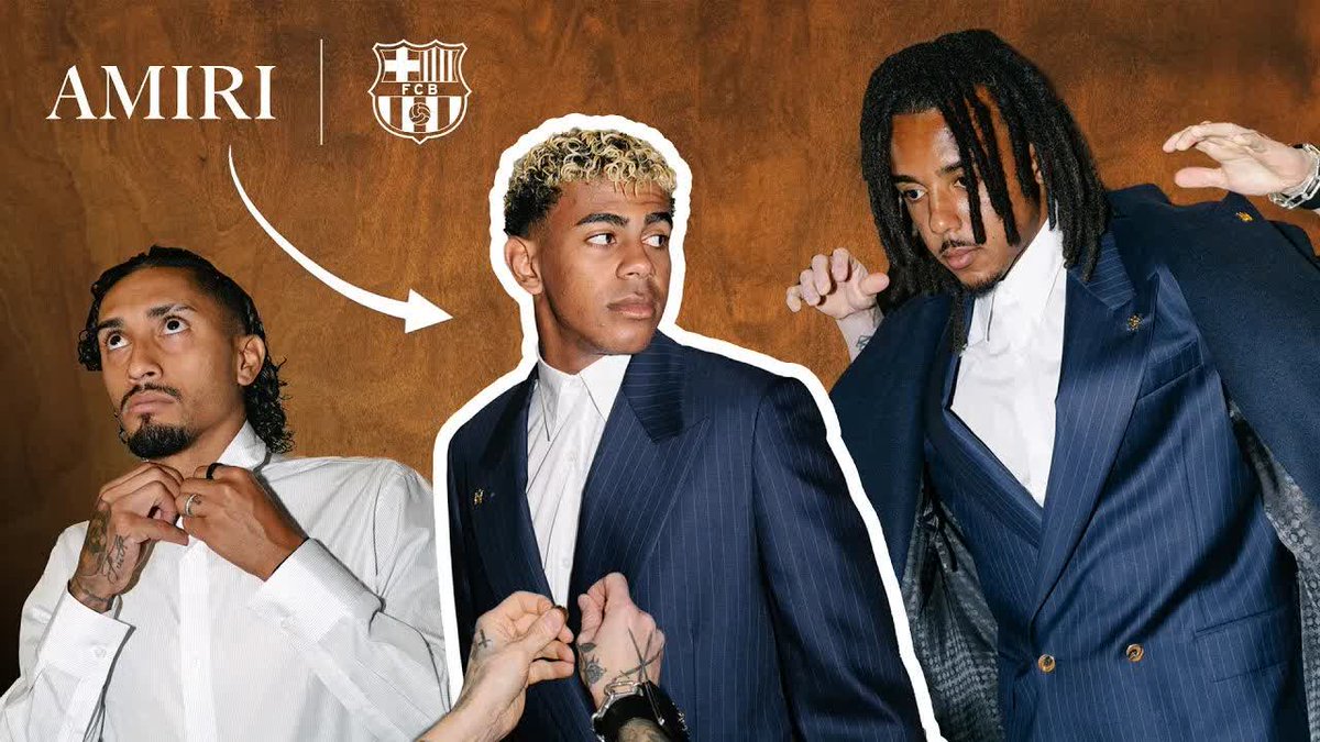 Our players try on and react to new AMIRI suits 😮💨