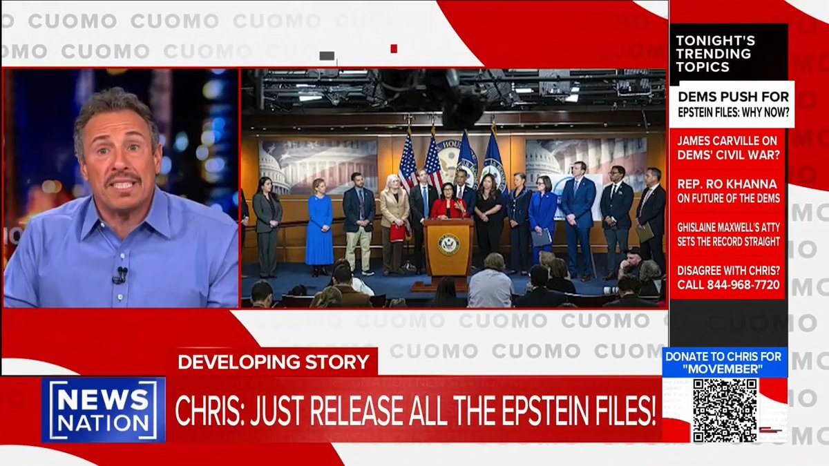 NewsNation air compilation of top Trump officials calling for the release of the Epstein files before Trump was in office