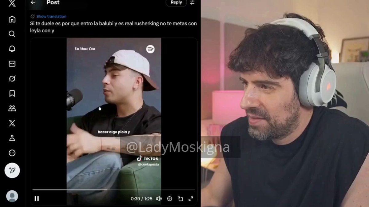 Martín Cirio destrozó a Rusher: "No voy a recibir lecciones de moral de alguien llamado RusherKing. Quiso grabar un tema conmigo y cuando me cancelaron me dejó de seguir. La volví a pegar, y me comenzó a seguir y a escribir de nuevo" Lo trató de TREPARKING LAM