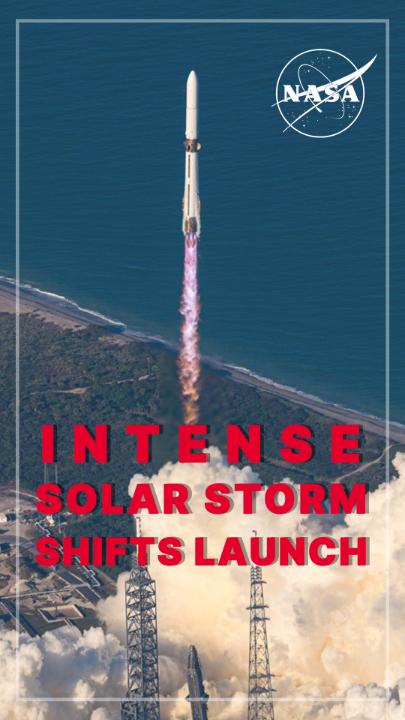 NASA’s ESCAPADE mission successfully launched yesterday, Nov. 13, 2025! But it wasn’t without any hiccups — or maybe violent burps? — from the Sun! ☀️🌬️ The launch of ESCAPADE, our next mission to Mars, was delayed by a day due to the most powerful geomagnetic storm of 2025. The storm was caused by multiple flares and eruptions known as coronal mass ejections heading toward Earth. With the help of NASA satellites and models, the team could monitor when the storm subsided and by the following day, it was safe to launch.