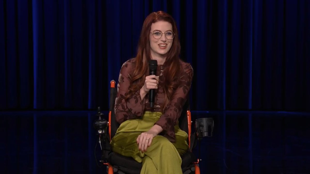 Fiona Cauley opens up about her Friedreich's ataxia diagnosis 😂 #FallonTonight #StandUp