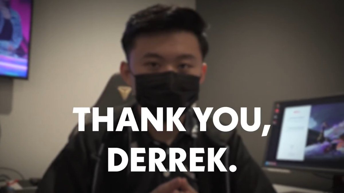 To the clutch king: Thank you for the incredible 2 years together. We wish you the absolute best, M80 Derrek.