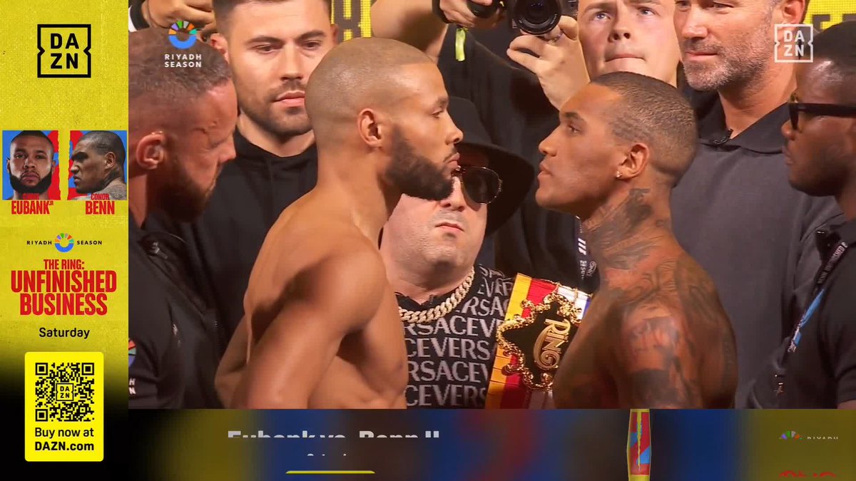INTENSE final faceoff between Chris Eubank Jr and Conor Benn 😤🔥