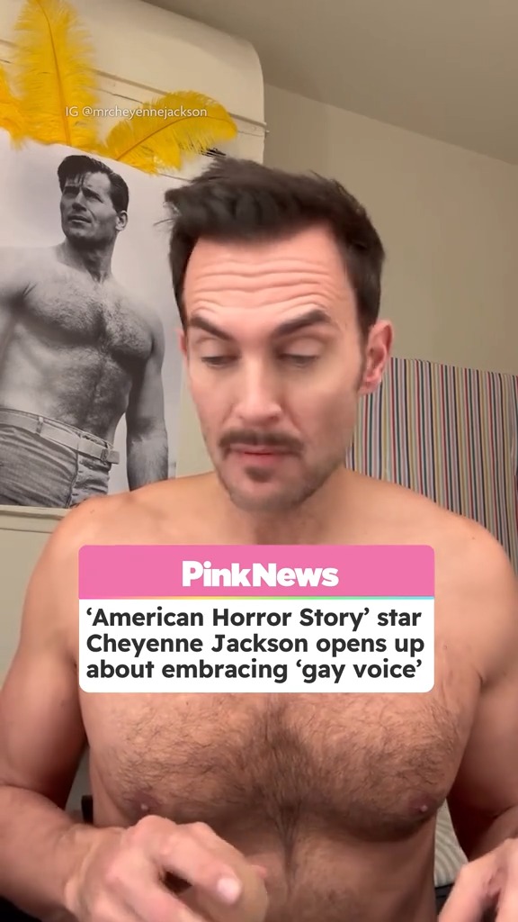 Cheyenne Jackson is opening up about his journey with what’s often called “gay voice.” In a candid chat the ‘American Horror Story’ star posted to his Instagram, Jackson says he once listened to himself and thought, “Wow, I sound really gay.”