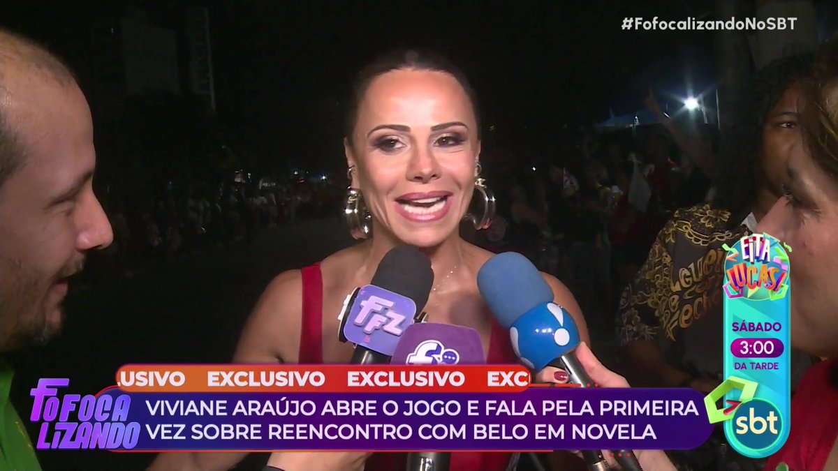 🚨VEJA: Durante entrevista, Viviane Araújo fala sobre contracenar com seu ex, o cantor Belo.