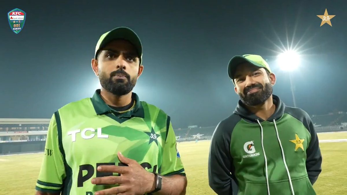 Riz-Bar duo in the spotlight 🤩🗣️ Babar Azam and Mohammad Rizwan break down their 1️⃣7️⃣th 💯 partnership in international cricket and Babar's record-equalling ton 🙌 #PAKvSL | #JeetKaScene | #BackTheBoysInGreen