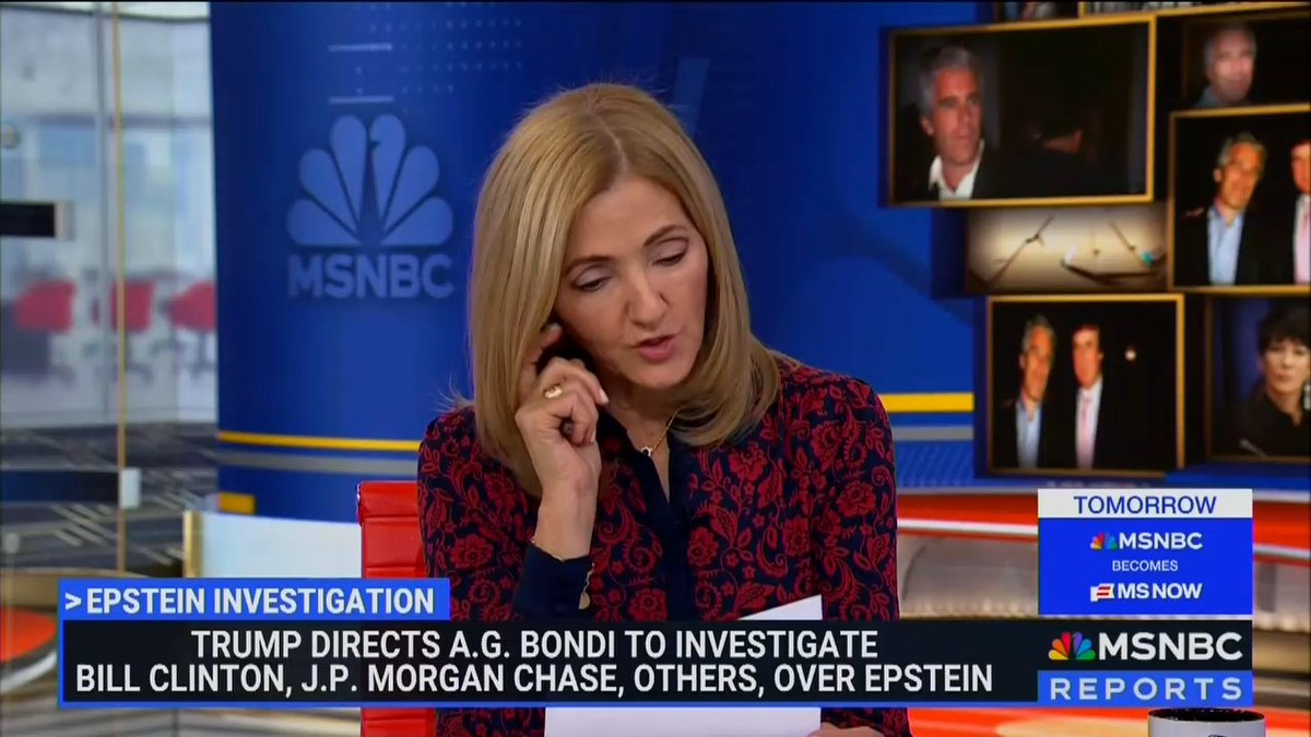 MSNBC reads letter from Virginia Guiffre's family to Republican congressmen: "As you gather with your family this season, remember that your primary duty is to your constituents. Look into the eyes of your children, your sisters, your mothers and your aunts. Imagine if they had been preyed upon. Imagine if you yourself were a survivor. What would you want for them? What would you want for yourself? When you vote, we will remember your decision at the ballot box"