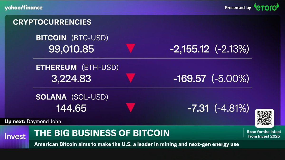 🇺🇸 NEW: Eric Trump declares "if you can't handle volatility stay out of cryptocurrency."