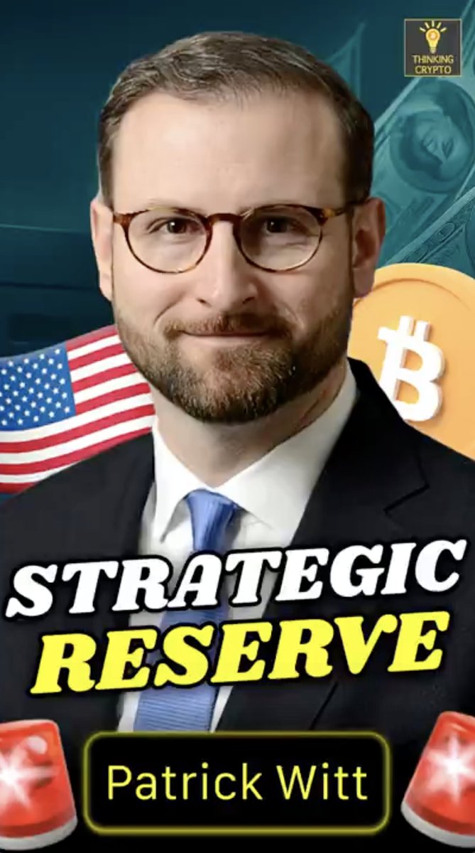 🚨 WE WANT CRYPTO ON THE US BALANCE SHEET! Patrick Witt, the Executive Director of the President’s Council of Advisors for Digital Assets, highlights potential ways the US government can fund the Strategic Bitcoin Reserve and Digital Stockpile. Watch the full interview #crypto #bitcoin #usa #thinkingcrypto Patrick Witt David Sacks Thinking Crypto Podcast