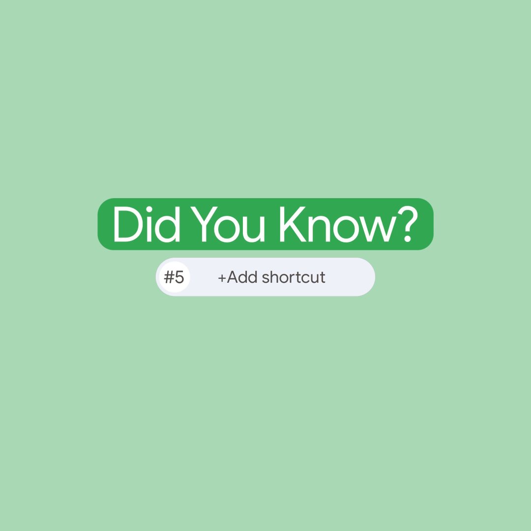 Let your new tab page seamlessly link to all your favorite sites with the “+Add shortcut” button, a name, and a URL. ➕