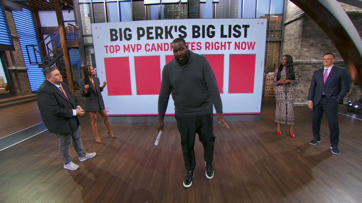 .Kendrick Perkins shares his list of top MVP candidates right now 🤩