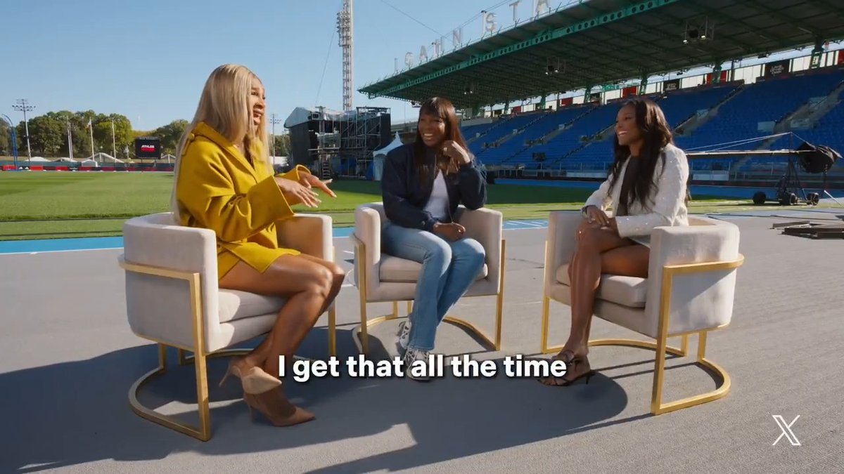 What's your secret ingredient?...👀 New episode of Stockton Street out now! Gabby Thomas Serena Williams