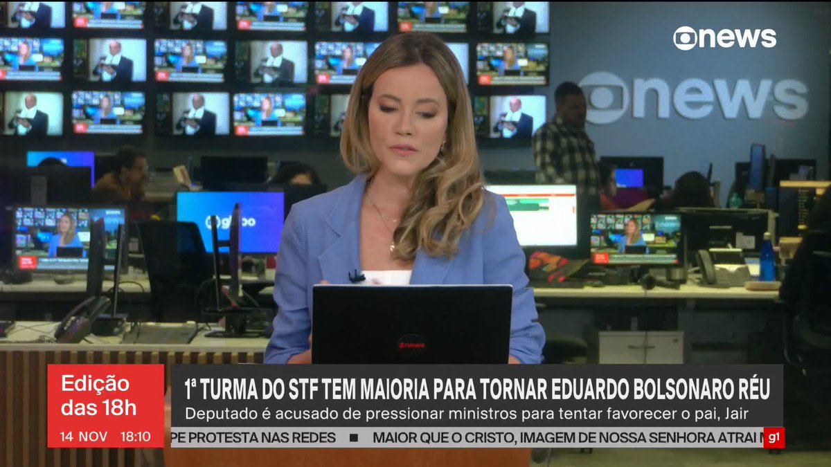 Natuza falando o óbvio sobre o absurdo que é a manutenção do mandato do Eduardo Bolsonaro: "Você acha que tem alguma empresa que faria isso? Não. Mas a Câmara dos Deputados com dinheiro público está fazendo."
