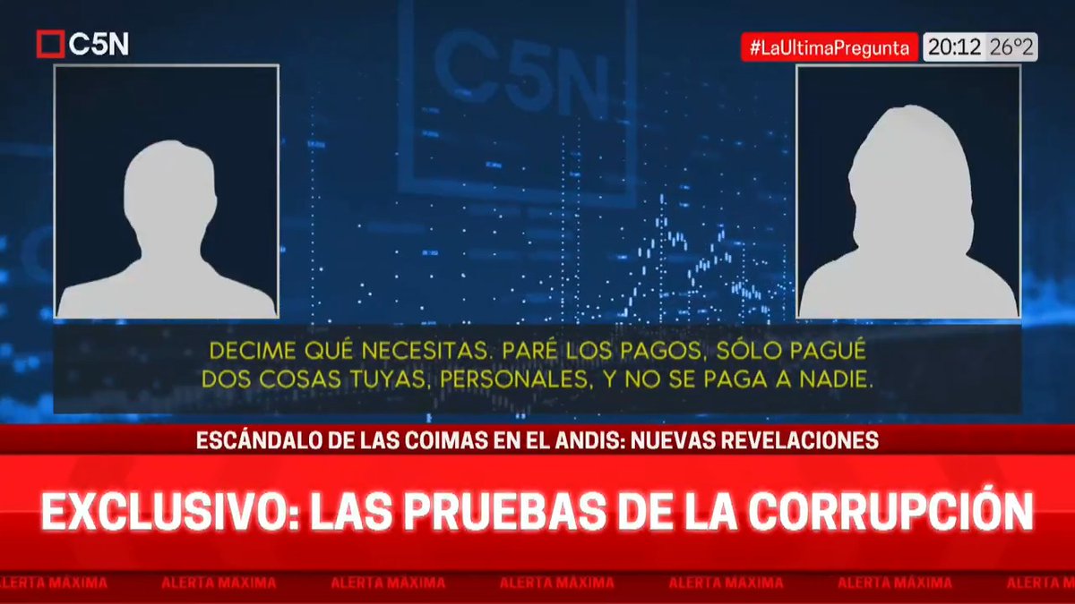 ⚠️Exclusivo: chats, audios y videos comprometedores en el escándalo de las coimas 💬Empleada: "Paré los pagos pero lo tuyo está" 📲 #C5N en vivo: