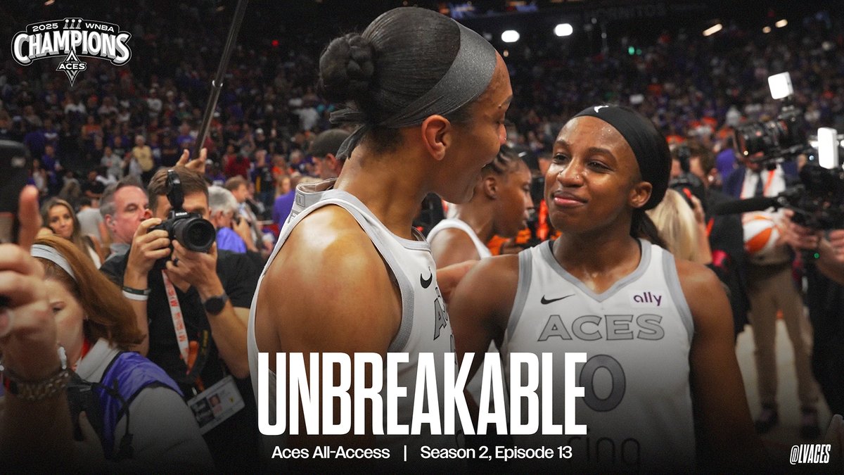 "The pursuit to be better can never stop... All I need them to do is be exactly who they've been." — Becky Hammon Back-to-back and then back again. Unbreakable Ep 13 gives a look at our 2025 WNBA Finals run and how we secured our third championship in four years.
