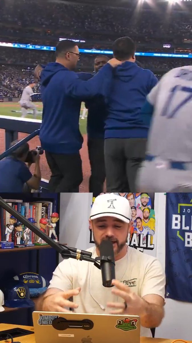 Dodgers support staff celebrate their World Series victory