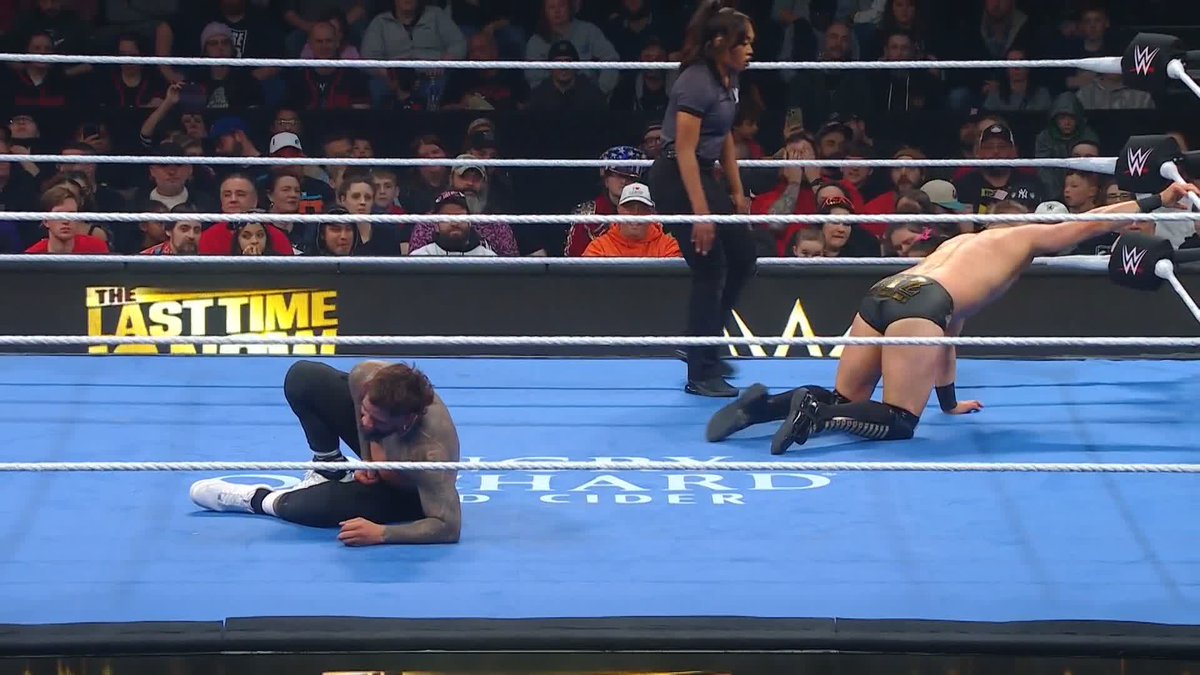 .The Miz tried to mock THE GOAT but he got his attitude adjusted instead 😂