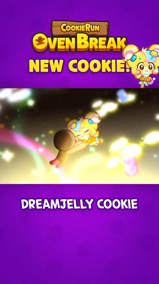 "Being with you makes me sooo so happy!" Dreamjelly Cookie was born of CookieRunners' dearest memories! ⭐️ Go meet them in the game! #CookieRun #OvenBreak #9thAnniversary #Update