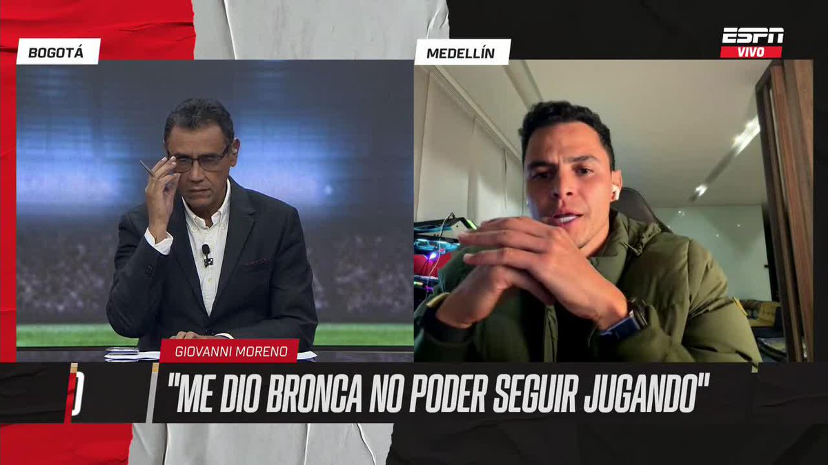 #ESPNF90Colombia | El clásico nocturno del fútbol Nos acompaña Gio Moreno, futbolista: ¿Le dolió su salida de Atl. Nacional? "Yo estaba DEFENDIENDO A UN AMIGO. Era una injusticia lo que estaban haciendo con el Arriero" ▶️ No te pierdas F90 en el Plan Premium de #DisneyPlus