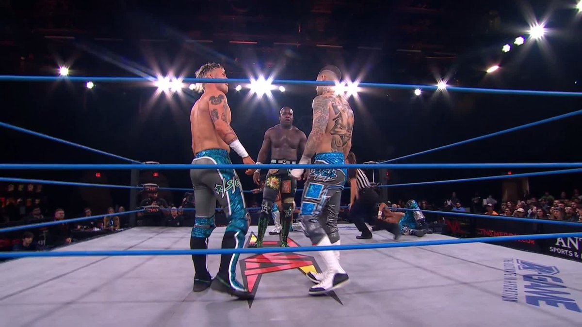 What. A. Match. Trey Miguel Zachary Wentz Myron Reed Dezmond Xavier MOOSE™️ Dango Edward Edwards Brian Myers WATCH #TNATurningPoint on TNA+: Get 1 month FREE with code TURNINGPOINT25