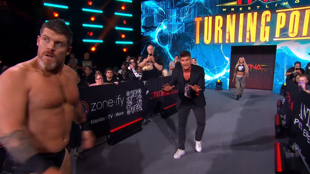 .Mara Sadé takes care of the Ryan Nemeth: Ghost of Christmas Yet to Come problem. WATCH #TNATurningPoint on TNA+: Get 1 month FREE with code TURNINGPOINT25