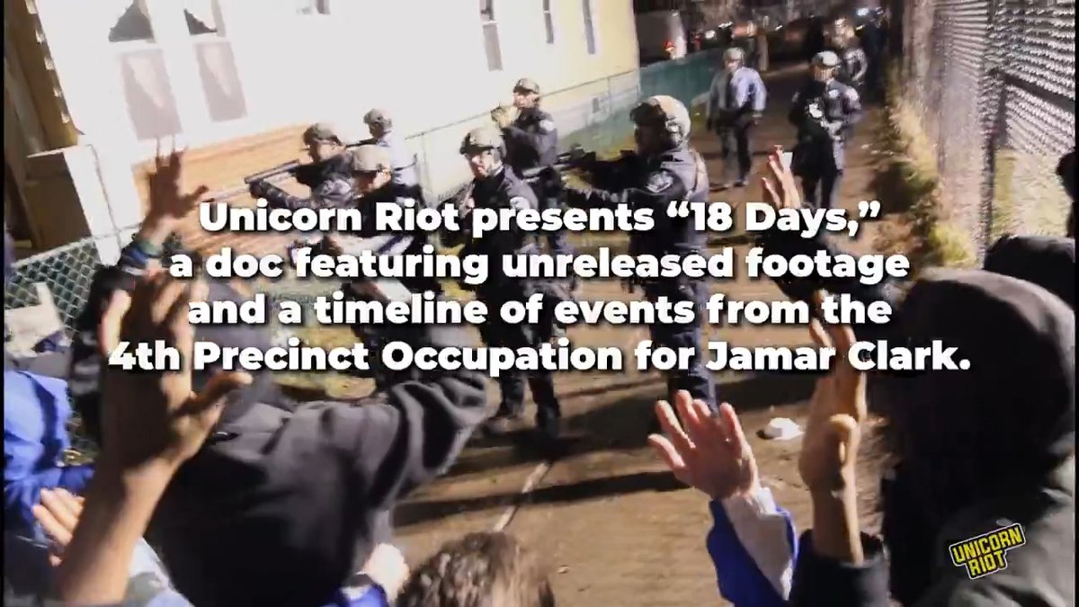 On Nov. 15, 2015, Minneapolis Police killed unarmed Jamar Clark, 24. The community responded by occupying the police's 4th Precinct for 18 days before the encampment was evicted. Featuring unreleased footage and a timeline of events is UR's documentary, 18 Days - Coming Dec. 2!