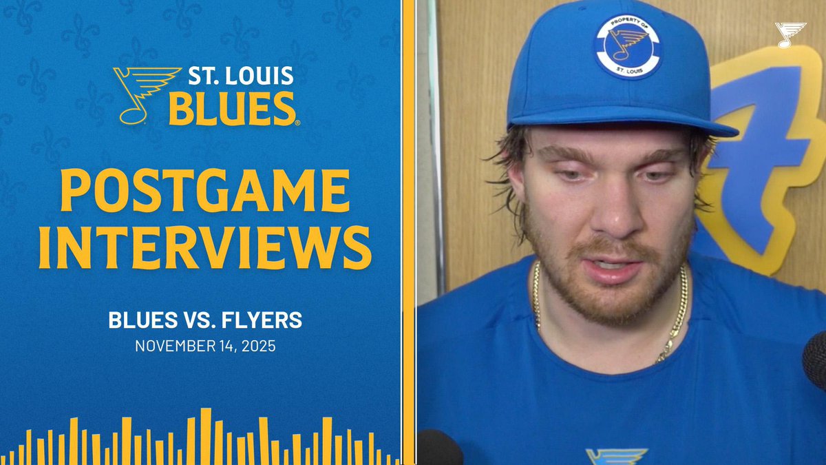“We scored 5 goals, we’ve got to win that game. There’s got to be more desperation in us.” Robert Thomas, Jimmy Snuggerud and Jim Montgomery after Friday’s shootout loss to Philadelphia. #stlblues
