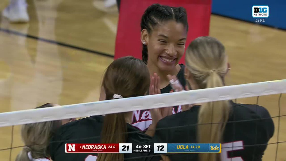 Speechless. #NCAAWVB x 🎥 BTN / Nebraska Volleyball