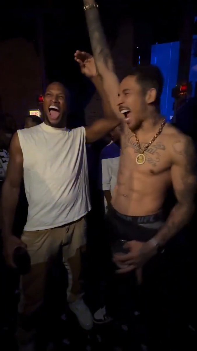 When Carlos Prates celebrated with MVP after their respective wins at UFC 319 👀 #UFC322 | LIVE on TNT Sports &amp; discovery+ from 1AM