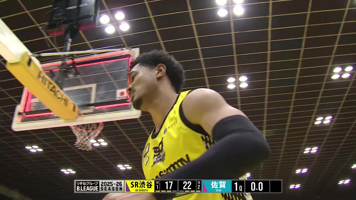 まさか決めちゃうとは🫨 SR渋谷#4 マーフィージュニアが走りながら・・・ Troy Murphy Jr. (トロイ・マーフィーJr) サンロッカーズ渋谷 📡バスケットLIVEで生配信中 #Bリーグ #りそなグループ