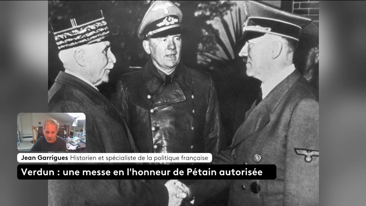 🔴🗣 Messe pour Pétain : "ce qui est choquant, ce sont les discours révisionnistes" Jean Garrigues, historien, s'exprime sur la messe, organisée par une association, qui va se tenir à Verdun en l'honneur du maréchal Pétain. #canal16
