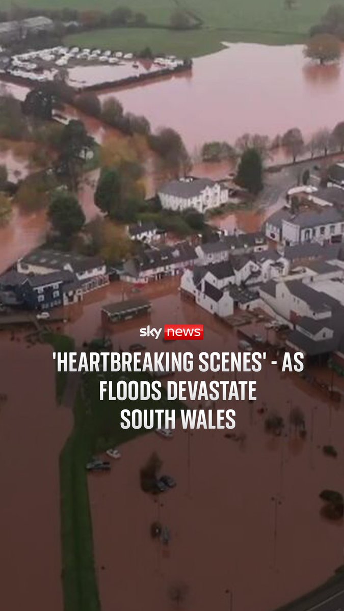 A "significant risk to life" warning has been issued in South Wales as a result of "severe and widespread flooding" caused by Storm Claudia. Live updates: