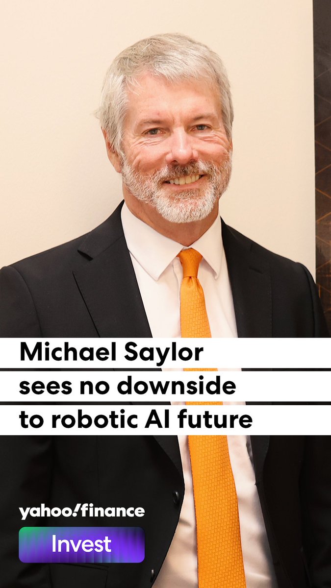 .Michael Saylor sees no downside to a robotic AI future: