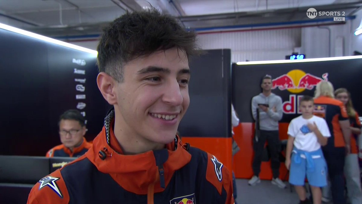 Jose Antonio Rueda is back with his eyes set on his Moto2 debut in 2026, we caught up with him to see how his recovery is going 👊 #MotoGP | #ValenciaGP | Live on TNT Sports and Discovery+
