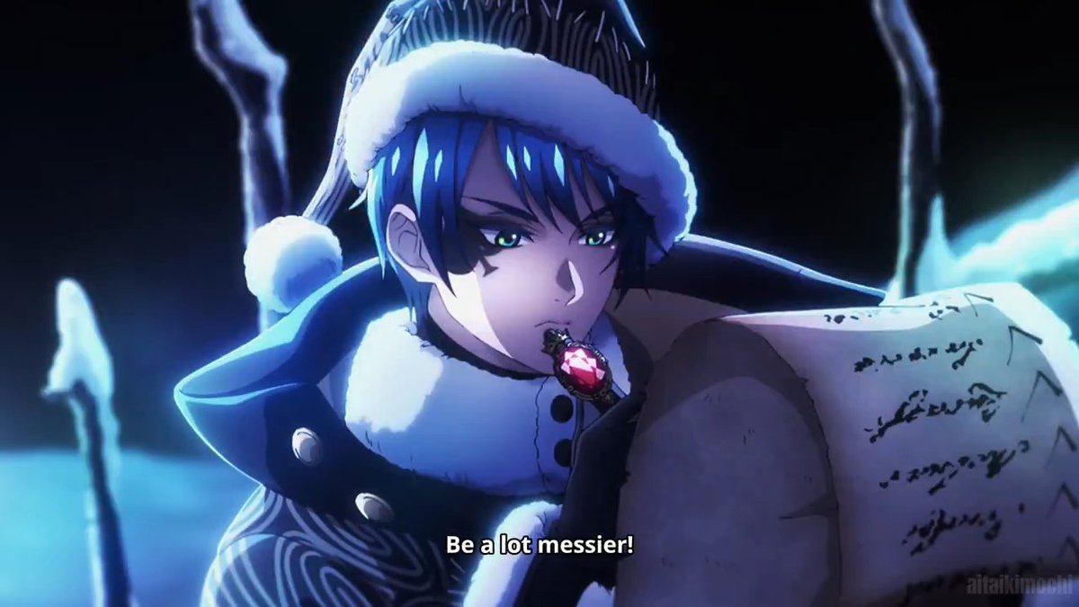 Twisted Wonderland released another teaser trailer with hot Oogie Boogie aka Swing saying more lines for the Nightmare Before Christmas event! I am just imagining Zoro at this point lmaooo Here are the English subs by me! #TwistedWonderland