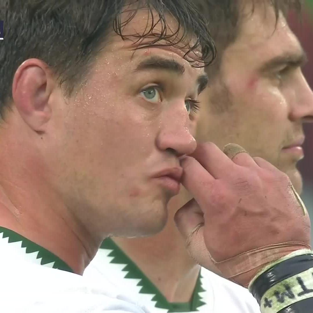Franco Mostert receives a straight red card 🟥 The Springboks are down to 14 men for the second week in a row 👇 📺 Stream #QuilterNS on DStv: