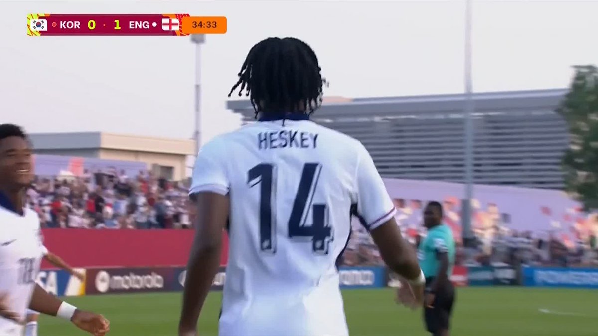 Another #U17WC goal for Reigan Heskey! 🤩