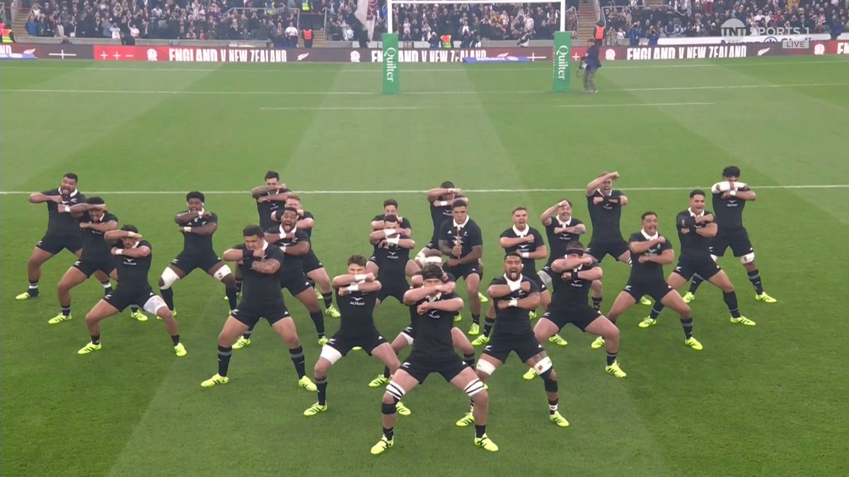 England stare on 👀 The Haka meets Swing Low Sweet Chariot 🏉 📺 TNT Sports & discovery+ UK