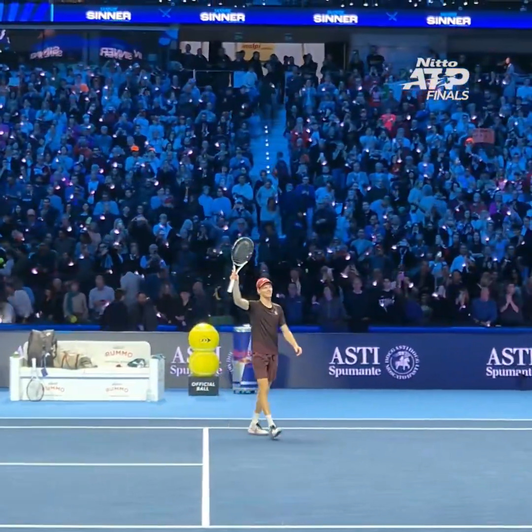 Turin goes CRAZY for Jannik Sinner 🔊🫶 #NittoATPFinals