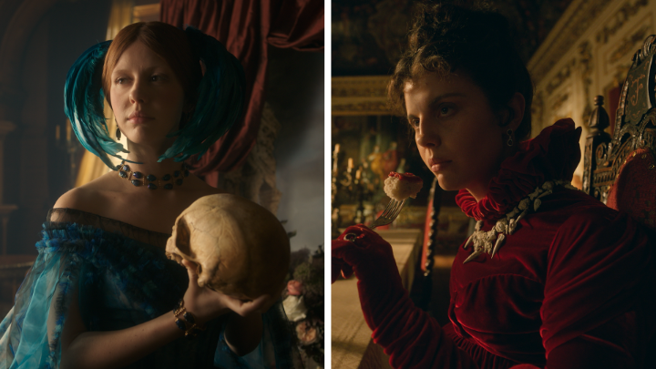 Mia Goth discusses playing two roles in Guillermo del Toro's FRANKENSTEIN. Watch now on Netflix.