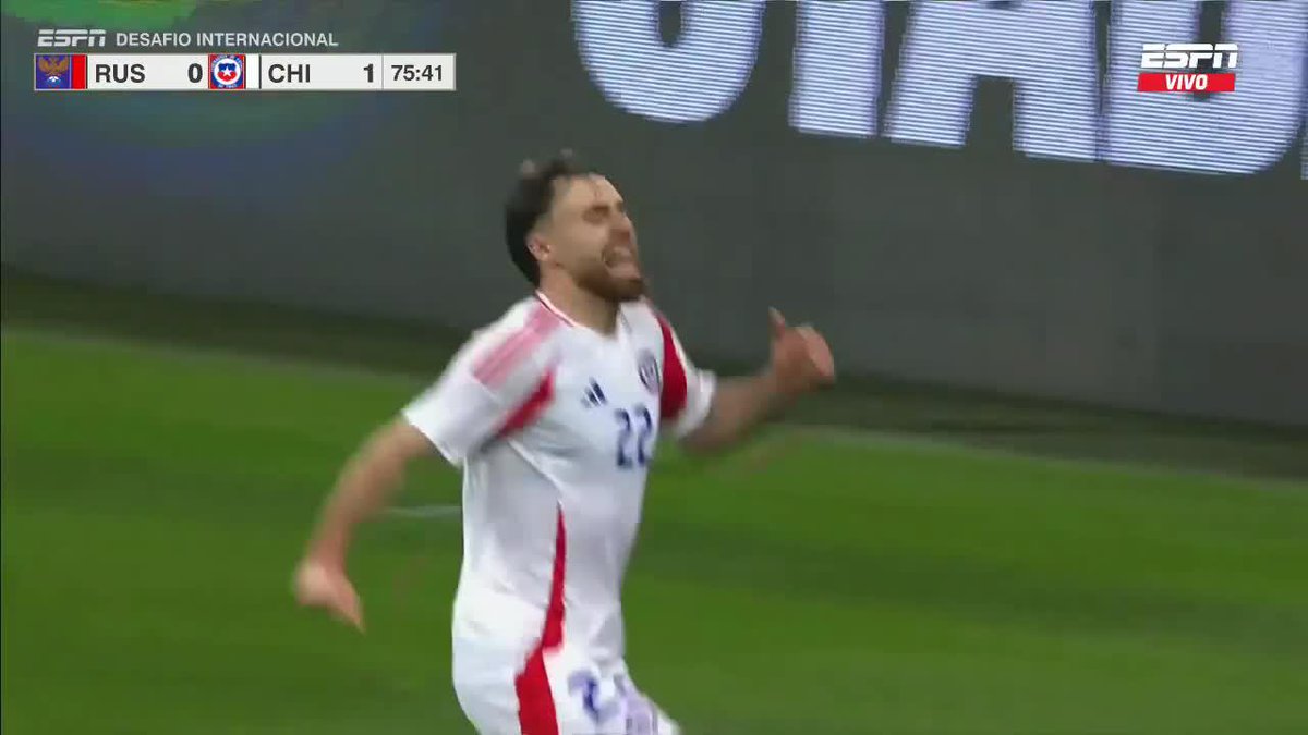 Gol de Chile Ben Brereton 🇷🇺 Rusia 0️⃣2️⃣ 🇨🇱 Chile