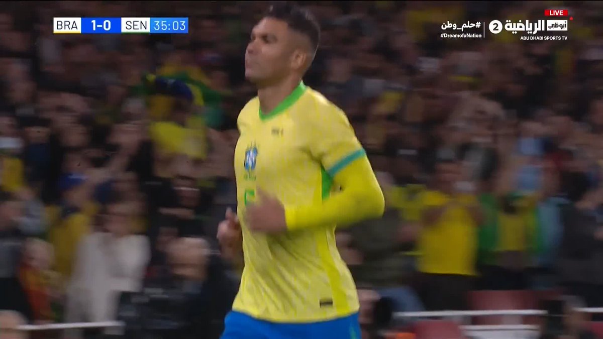 🚨🚨🚨🚨🚨🚨🚨🚨🚨🚨 هدف ثاني!!!!!!! هدف ثاني لصالح البرازيل 🇧🇷 في مرمى السنغال!!!!! كاسيميرو يسجل بصناعة من رودريغو 😮💨💛