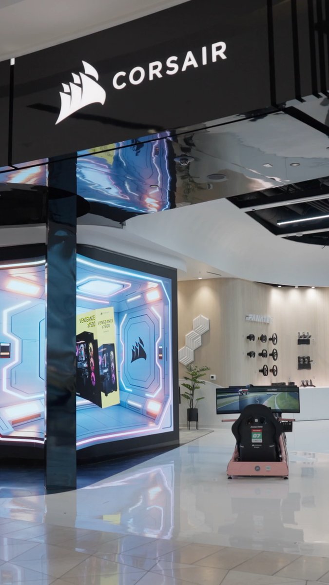 Who’s pulling up to the grand opening of the Corsair Experience Store at Westfield Valley Fair? Doors open at 10AM today and we may or may not be giving some cool stuff away 👀