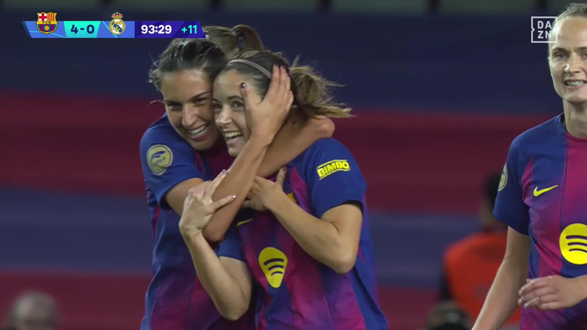 Y no podía faltar el gol de la reina del fútbol AITANA 4-0 y a mamar