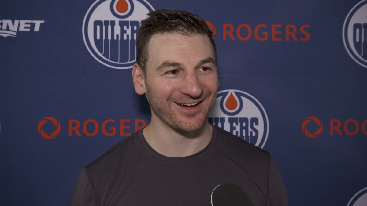 “It’s good to be back.” Zach Hyman speaks ahead of playing his first game since May 27 as the #Oilers face the Hurricanes. Enterprise | #LetsGoOilers